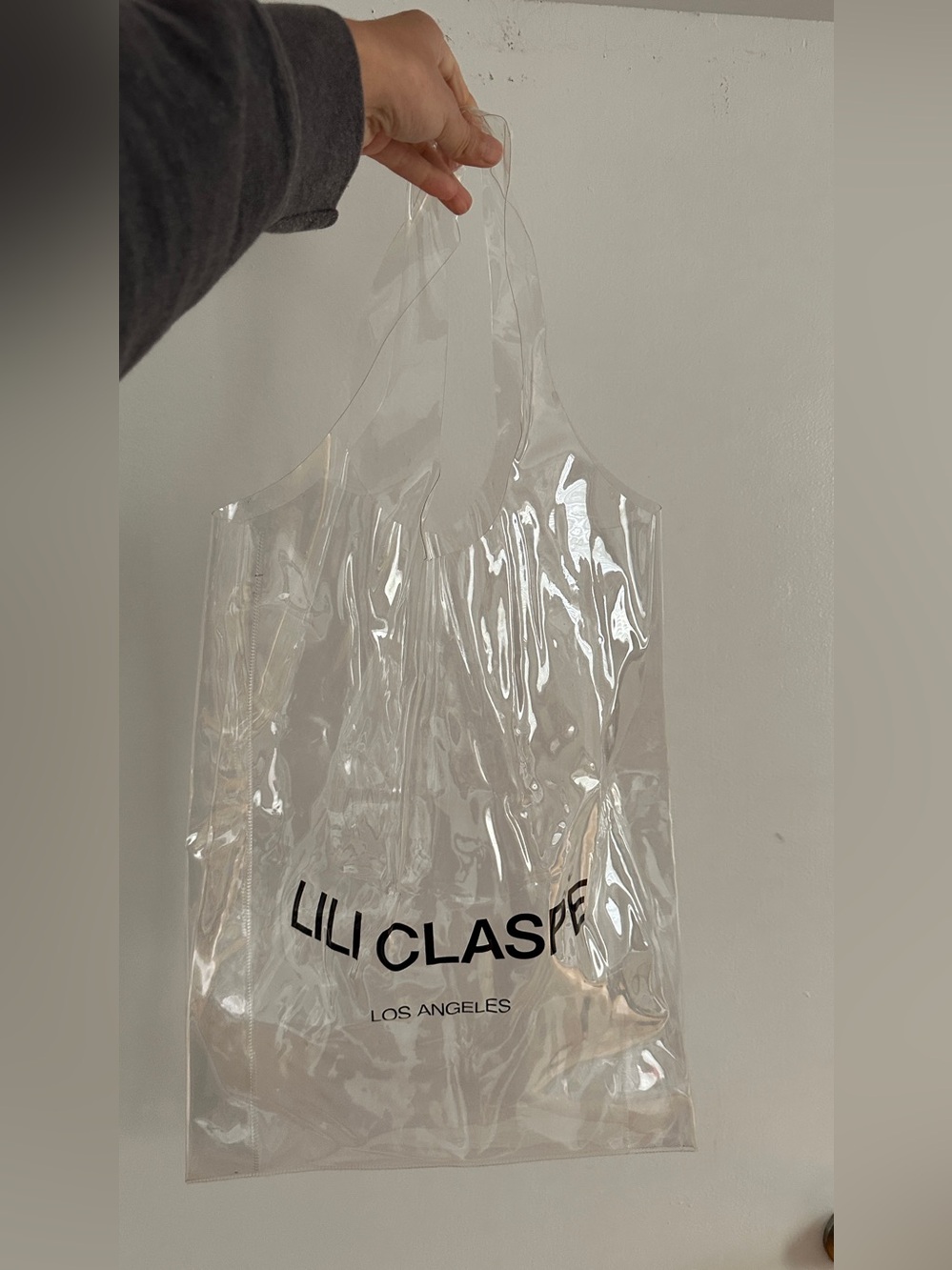 Lili Claspe Clear Tote Bag